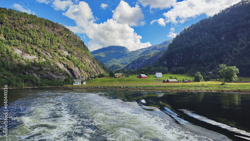 Canvas Print Fjord Cruise Bergen, Mostraumen, Norway
