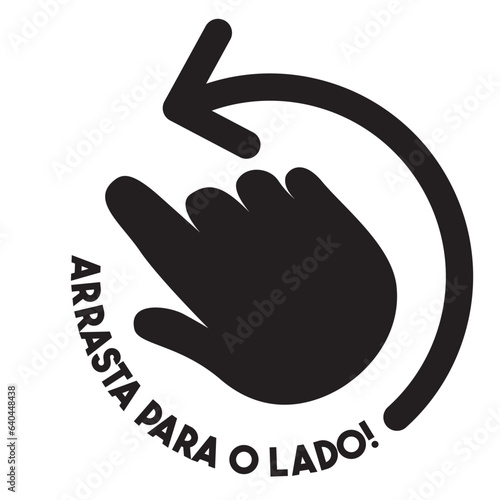 ARRASTA PARA O LADO, ARRASTA PRO LADO, ARRASTE PRO LADO, ARRASTE PRO LADO, DRAG TO THE SIDE