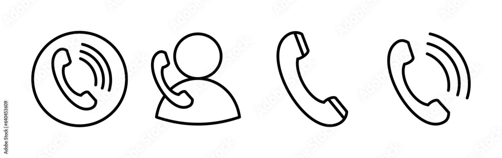 Call icon vector. phone icon vector