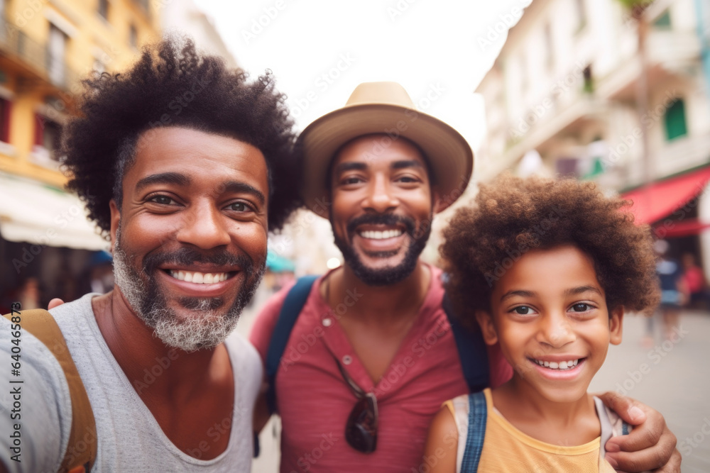 family with happy expression traveler concept family with happy expression traveler concept