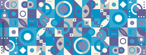 vector gradient mosaic channel art template