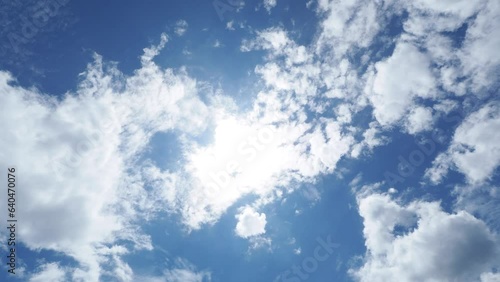 太陽と雲（8月）タイムラプス