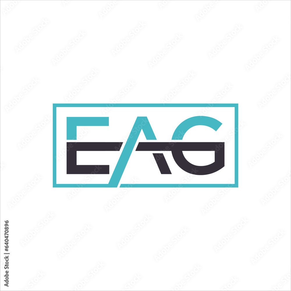 EAG letter logo design in illustration. Vector logo, calligraphy designs EAG letter logo design in illustration. Vector logo, calligraphy designs