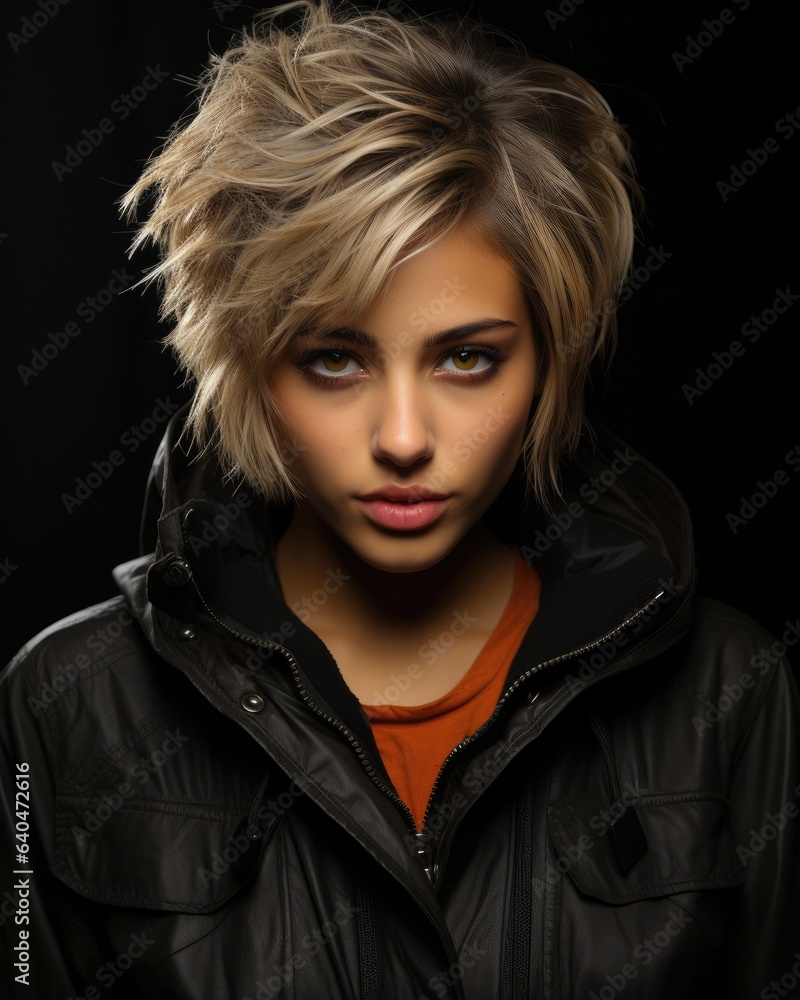 Concept stock photo of a Pretty 18 years old Spanish woman - stockphoto concepts