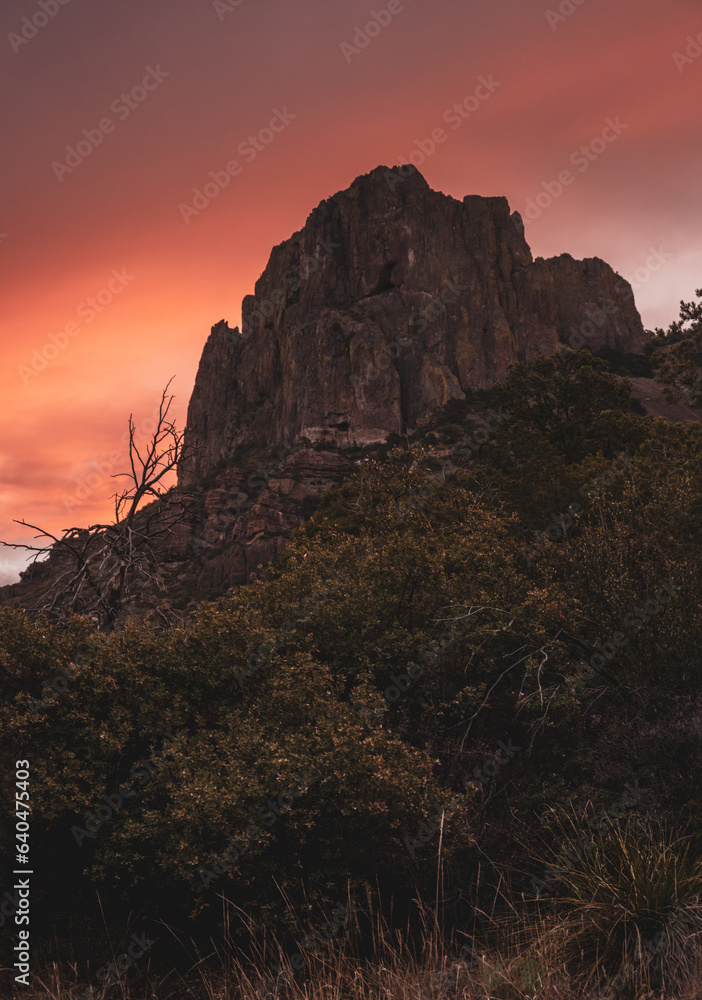 Pink Clouds over the Pinnacles of Big Bend