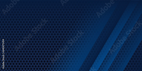Dark blue modern business abstract background. Vector illustration design for presentation, banner, cover, web, flyer, card, poster, wallpaper, texture, slide, magazine,
