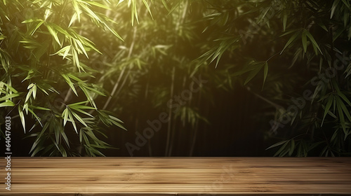 Soft and beautiful foliage dappled sunlight of tropical bamboo tree leaf shadow on brown wooden panel wall with wood grain for luxury product display  interior design decoration background