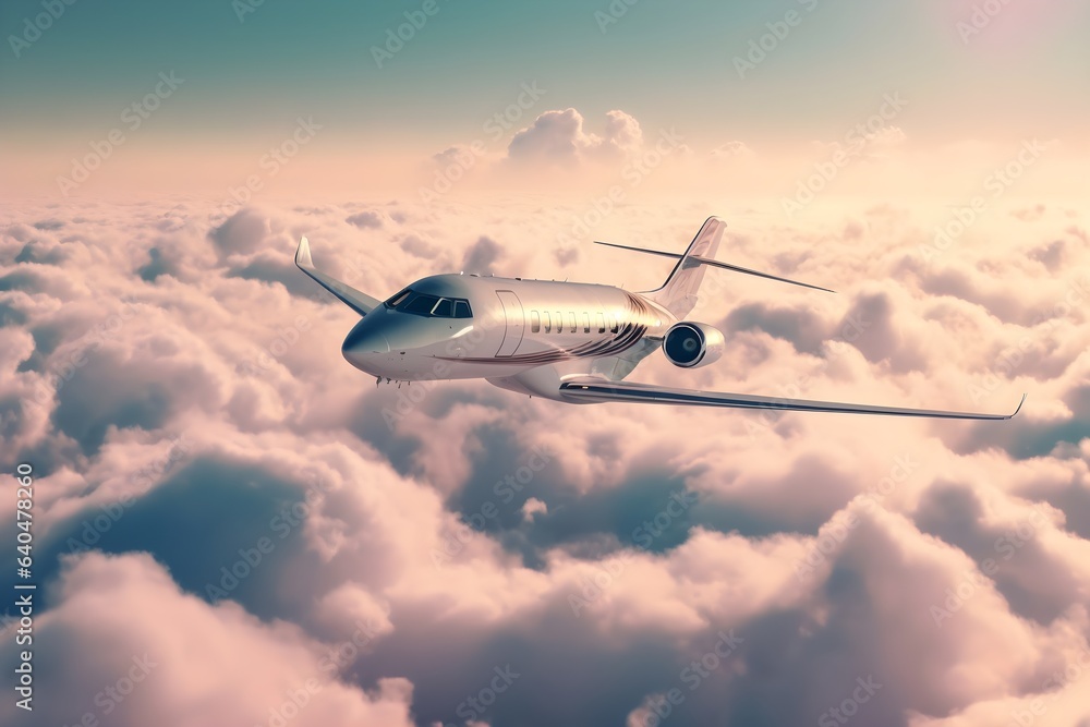 Obraz premium プライベートジェット with generative ai