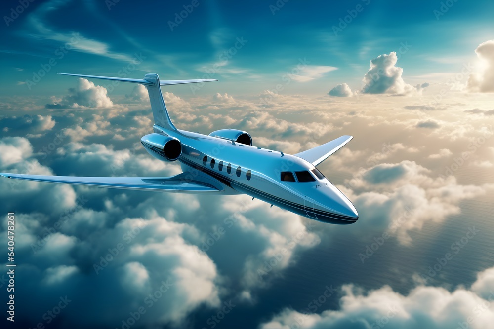 Fototapeta premium プライベートジェット with generative ai