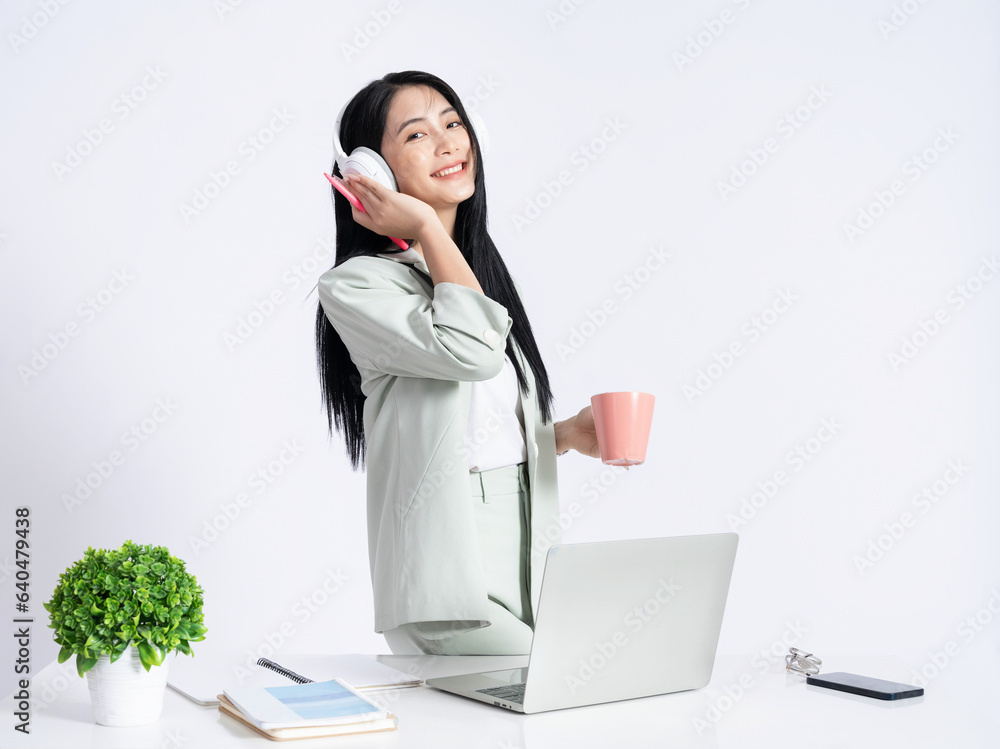 Portrait of young Asian business woman Portrait of young Asian business woman