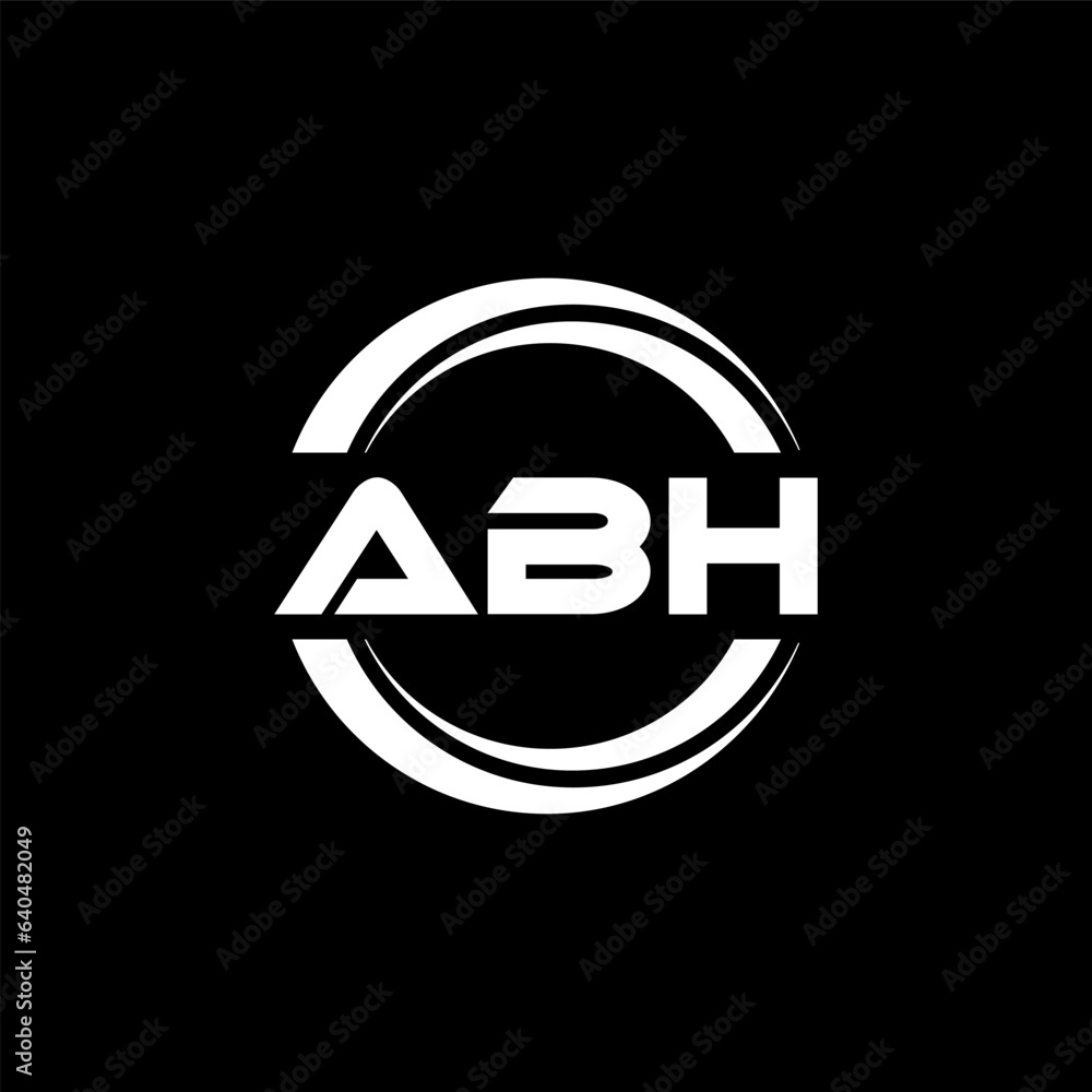 ABH letter logo design with black background in illustrator, vector logo modern alphabet font overlap style. calligraphy designs for logo, Poster, Invitation, etc. ABH letter logo design with black background in illustrator, vector logo modern alphabet font overlap style. calligraphy designs for logo, Poster, Invitation, etc.