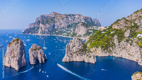 The Amalfi Coast is a breathtaking stretch of coastline in southern Italy, known for its vertiginous cliffs adorned with colorful villages, turquoise waters, and lush terraced gardens. 