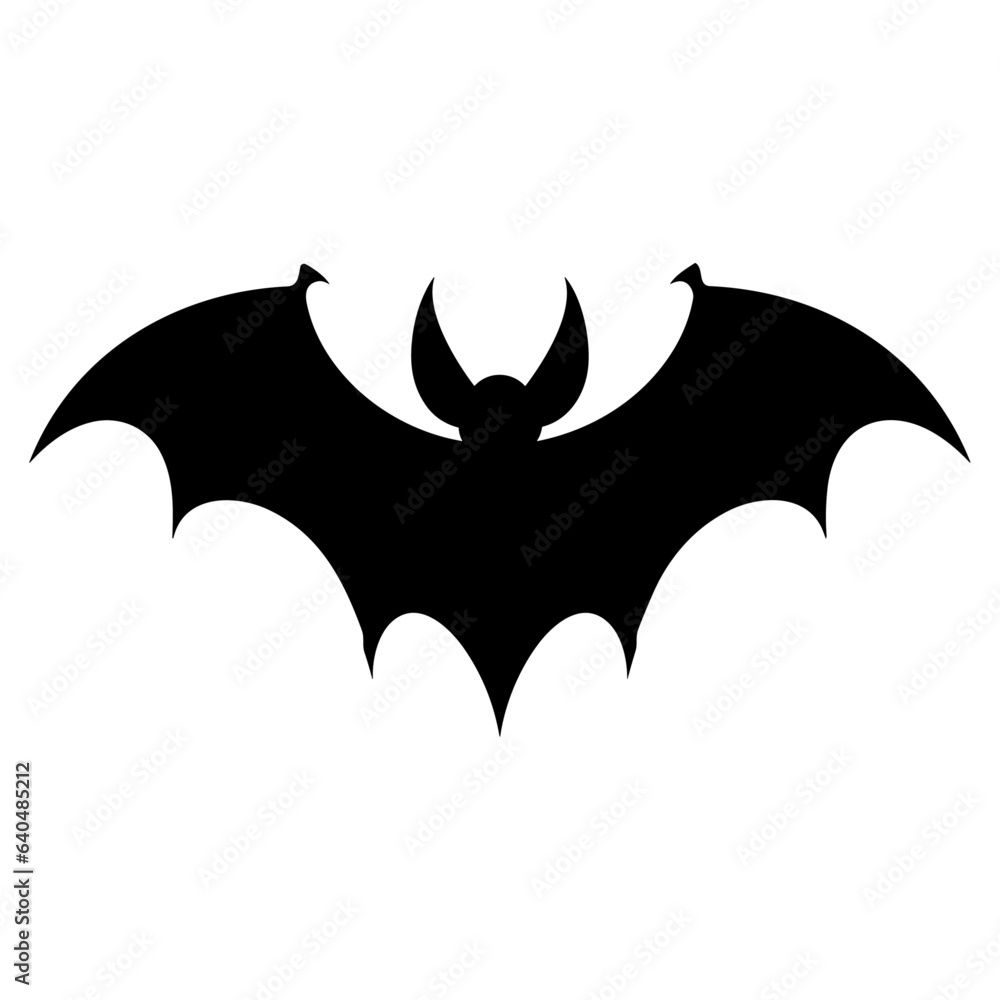 halloween bat silhouette vector design isolated halloween bat silhouette vector design isolated