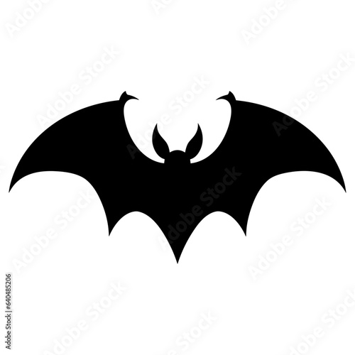 halloween bat silhouette vector design isolated