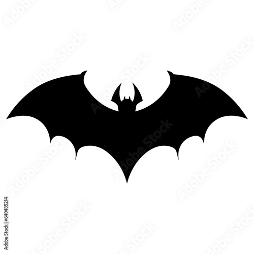 halloween bat silhouette vector design isolated