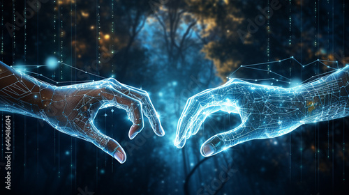 AI and Human Collaboration in a Futuristic Data Landscape: Emotional and Cognitive Networking
