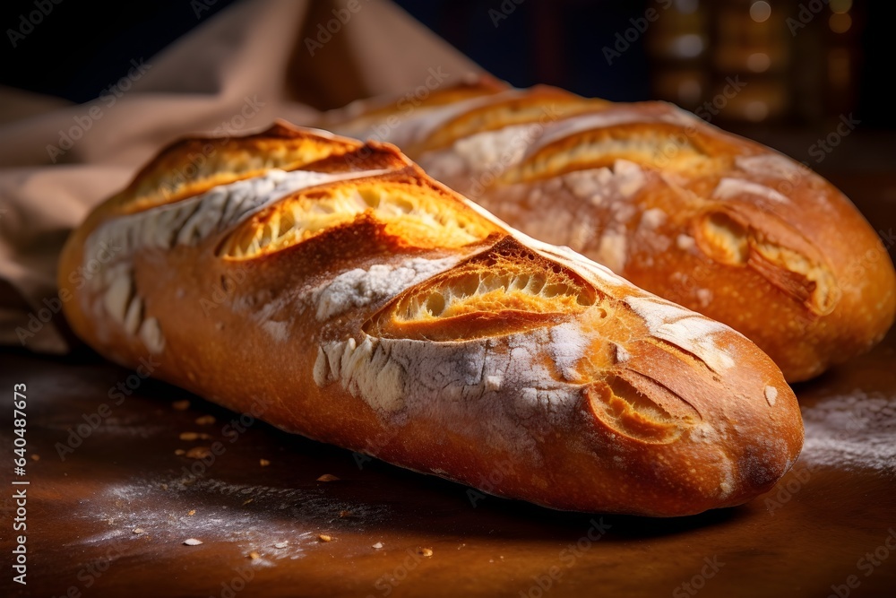焼きたてのフランスパン
