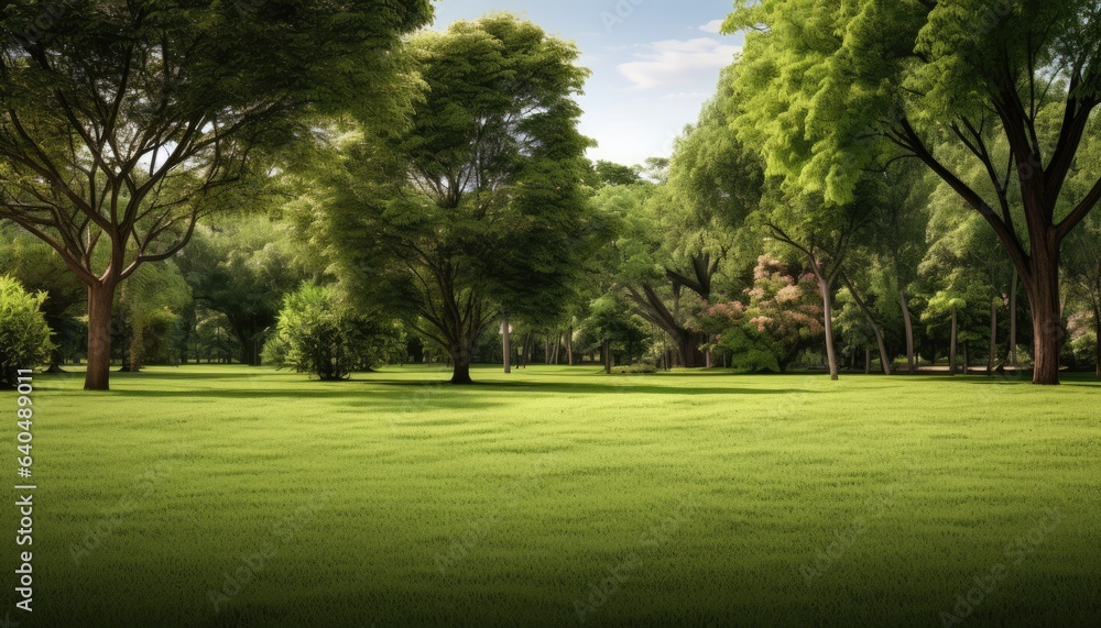 Obraz premium Empty golf course