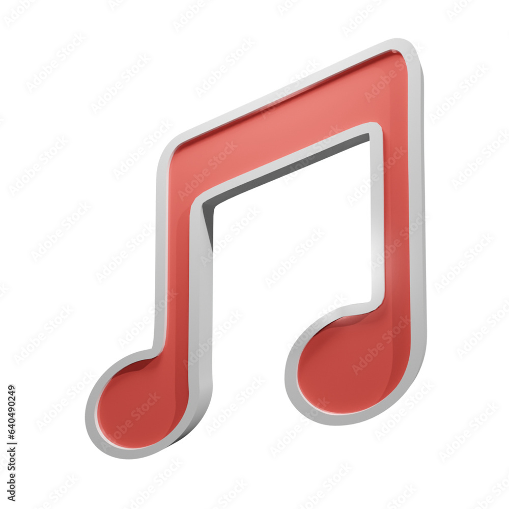 Back to School Preparation Education 3D rendering icon Not Music Back to School Preparation Education 3D rendering icon Not Music
