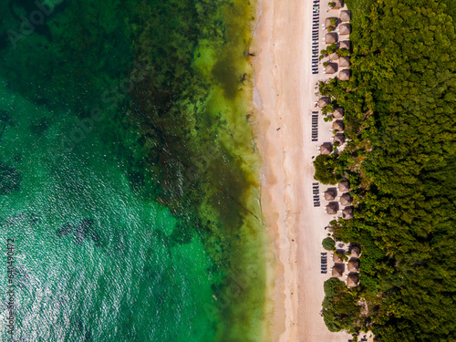 Wallpaper Mural playa en el caribe mexicano Torontodigital.ca