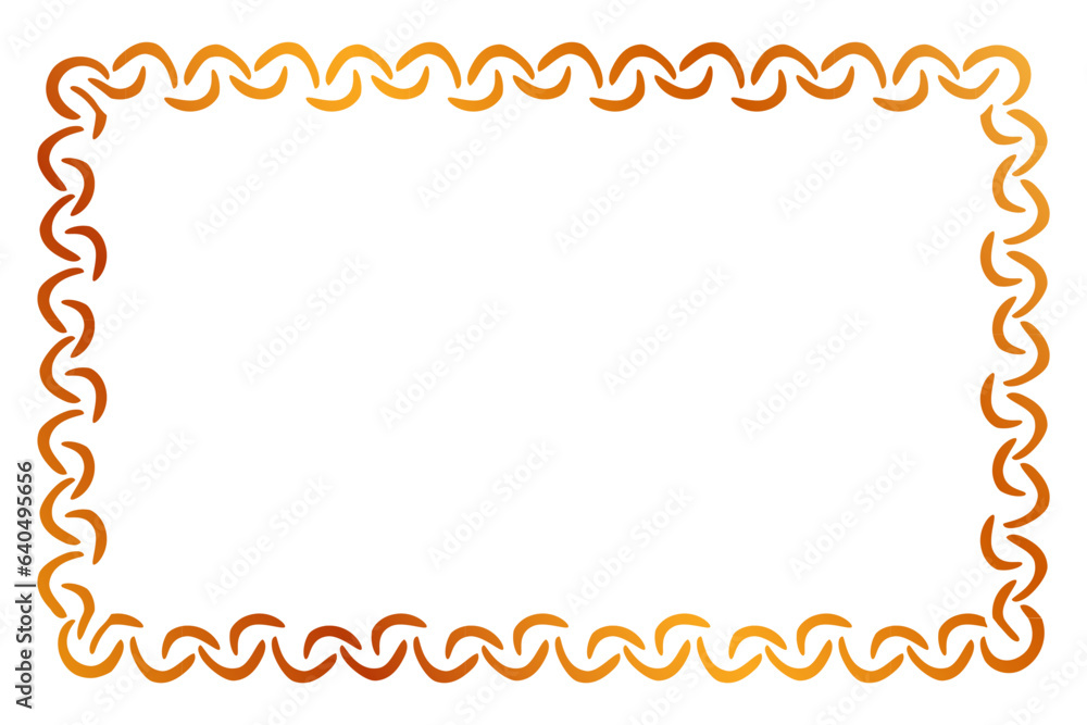 simple seamless vector gold golden rectangle hand draw sketch floral border simple seamless vector gold golden rectangle hand draw sketch floral border