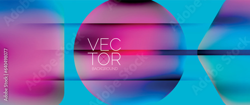 Creative modern geometric abstract backgroun design