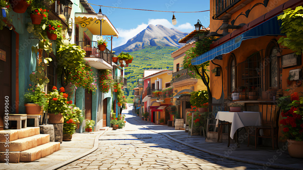  TRADITIONAL LATIN TOWN