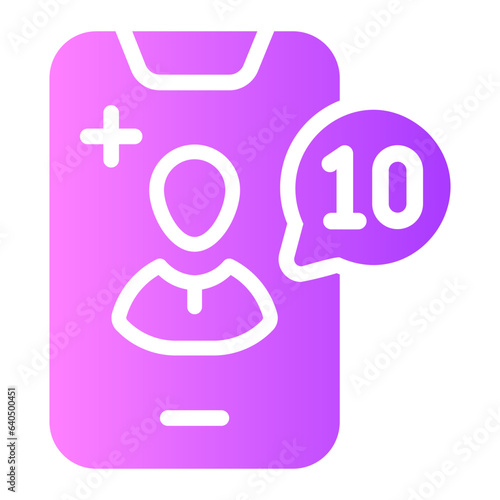 follower Gradient icon