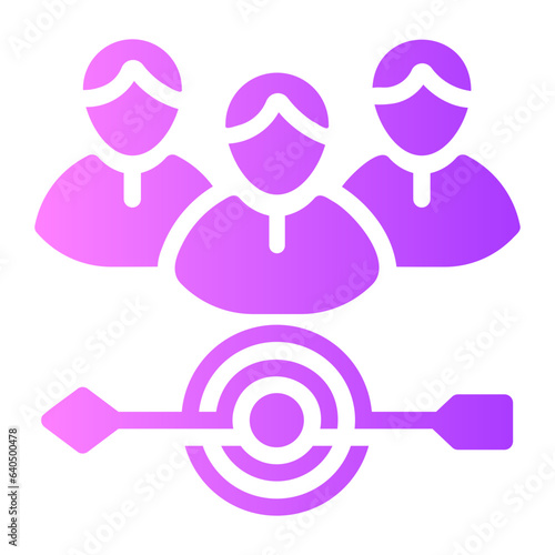 target audience Gradient icon