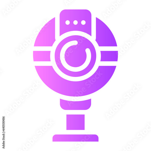 web cam Gradient icon