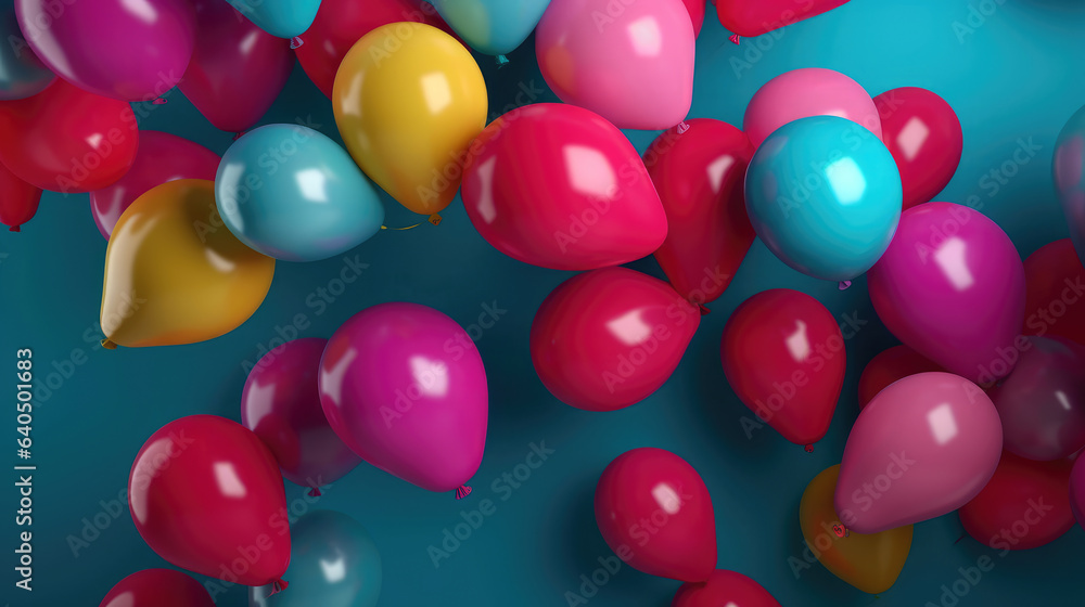 Lots of colorful balloons Lots of colorful balloons
