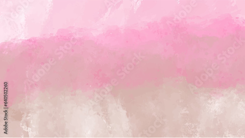 Abstract pink watercolor background.Hand painted watercolor. vector