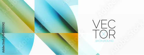 Minimalist background with square-tiled geometric circles, symphony of precise patterns. Interlocking shapes create tranquil yet captivating backdrop, blending modernity and structured elegance