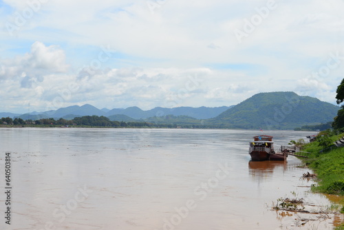 Maekhong river Thailand - Laos border in Chiang Khan
