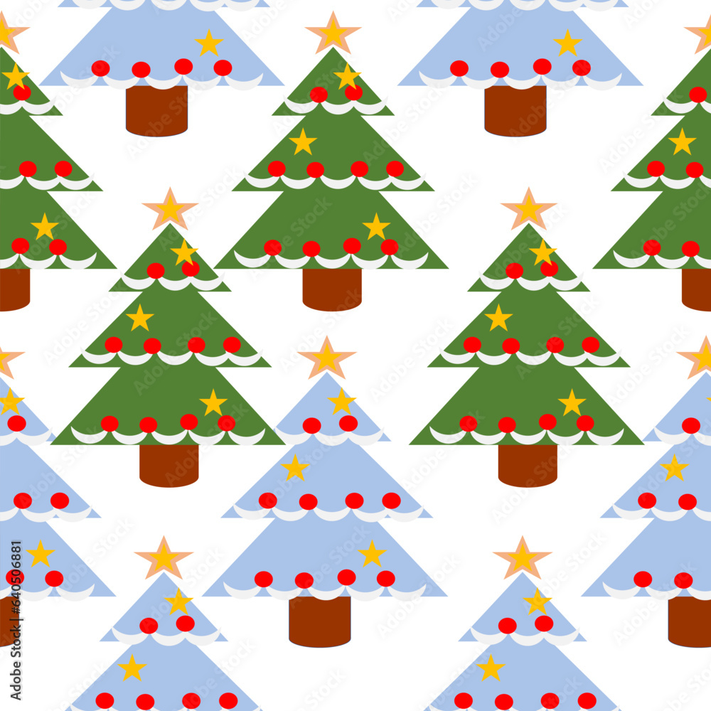 seamless pattern with Christmas trees, Green and blue Christmas tree background, repeat pattern design for fabric printing or wallpaper or X’mas paper wrap pattern seamless pattern with Christmas trees, Green and blue Christmas tree background, repeat pattern design for fabric printing or wallpaper or X’mas paper wrap pattern