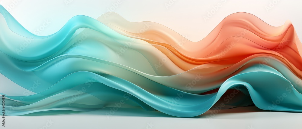 Obraz premium abstract colorful wave background