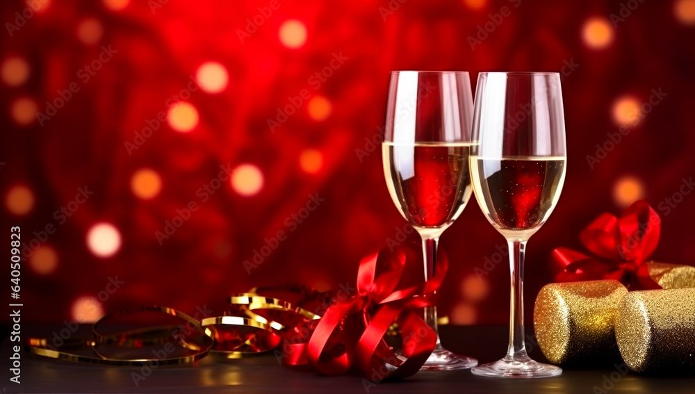 Happy New Year 2024, Christmas and New Year holidays background, winter season. Happy New Year 2024, Christmas and New Year holidays background, winter season.