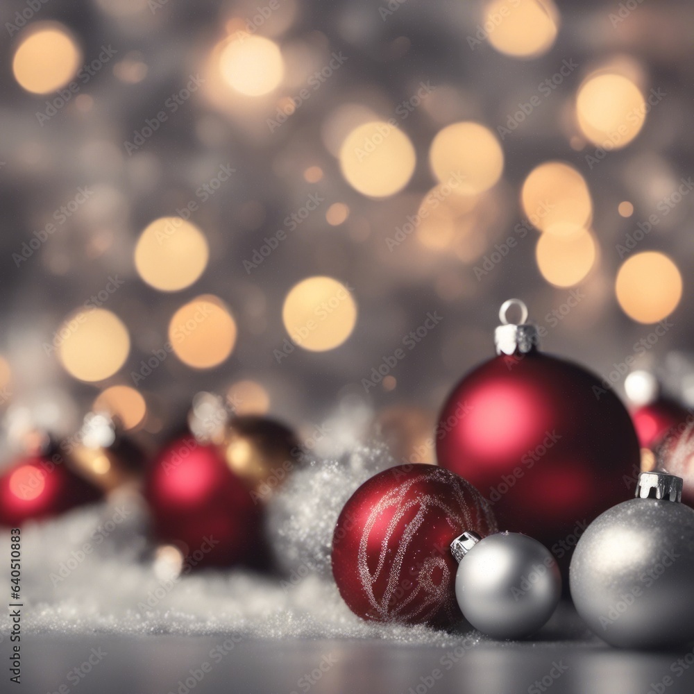 Merry Christmas Background With Ornaments Merry Christmas Background With Ornaments