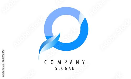 Q letter logo design, Q logo vector for your company, Aqua, water, fluid. easy to edit and use.
