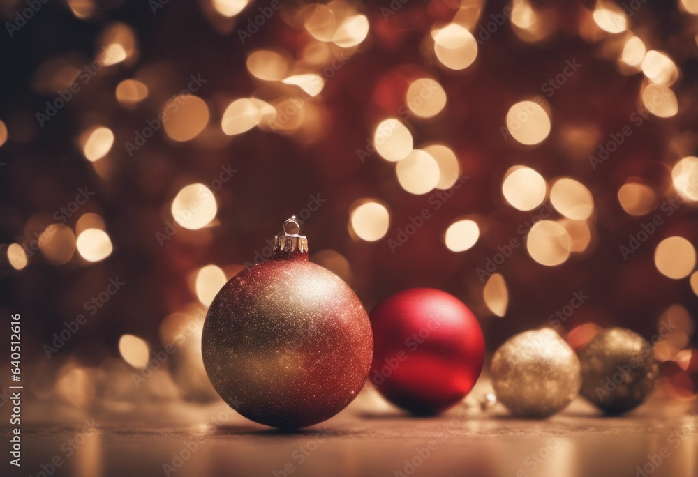 Merry Christmas Banner With Ornaments Merry Christmas Banner With Ornaments