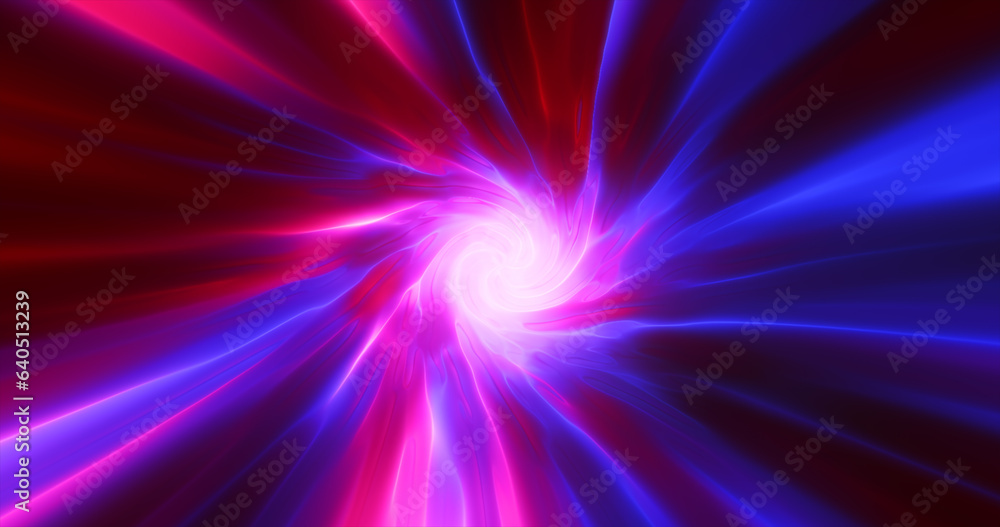 Purple hypertunnel spinning speed space tunnel made of twisted swirling energy magic glowing light lines abstract background Purple hypertunnel spinning speed space tunnel made of twisted swirling energy magic glowing light lines abstract background