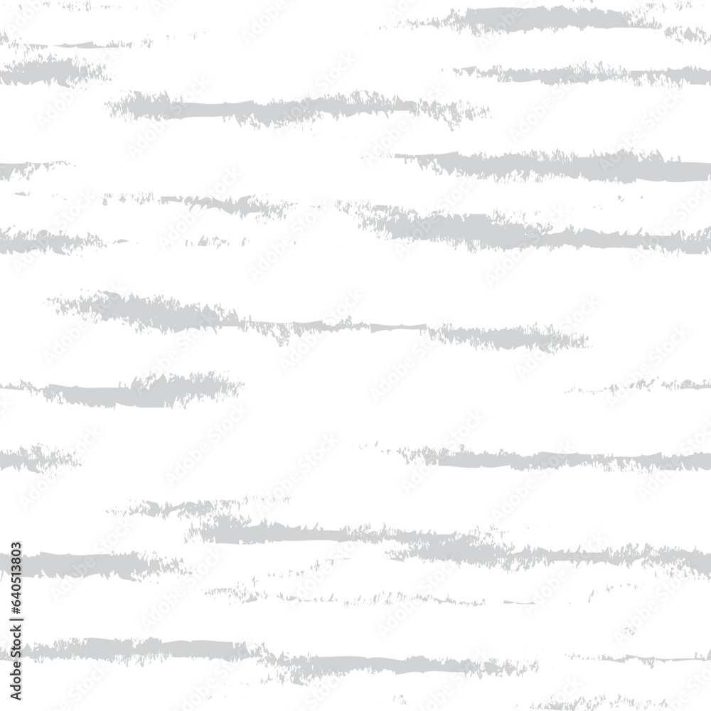 Obraz premium Monochrome Abstract Brush Strokes Seamless Pattern Design