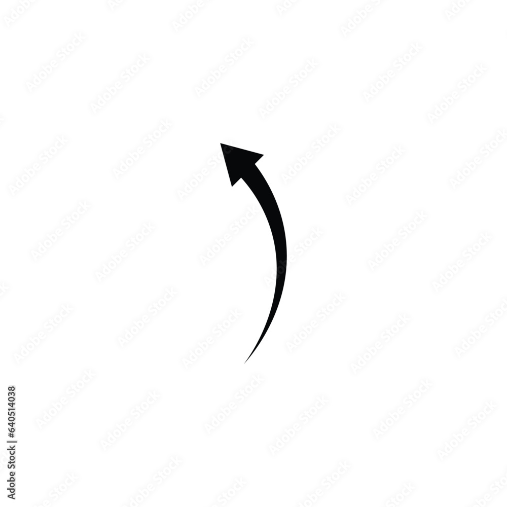 Black vector arrow icon Vector illustration design. Black vector arrow icon Vector illustration design.