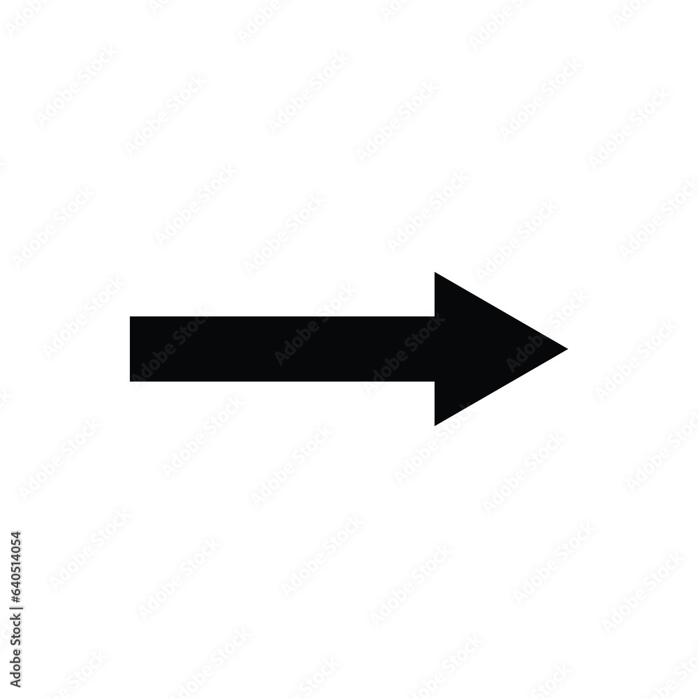 Black vector arrow icon Vector illustration design. Black vector arrow icon Vector illustration design.