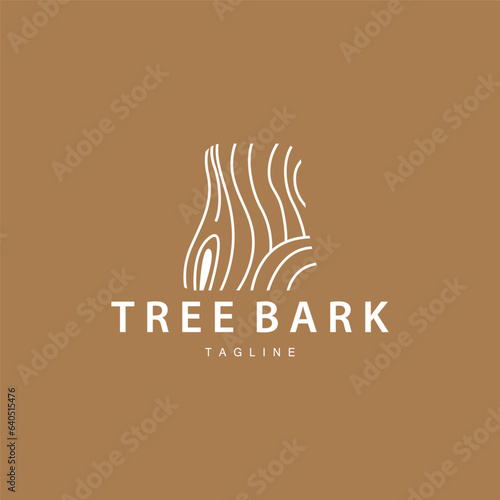 Wood Logo, Wood Layers And Natural Fibers Design, Carpenter Vector, Wood Tools