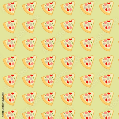 Set of simple floral seamless patterns. Sketch flat drawing. Botanical collage in modern trendy style.