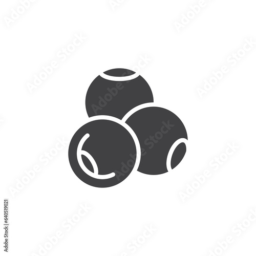 Lentils seeds vector icon