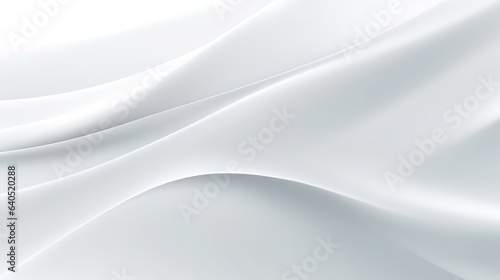 Abstract white silk background Generative AI