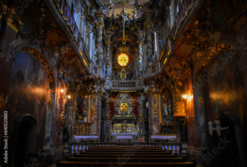 interior of Asamkirche
