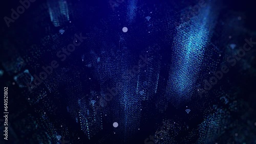 digital city connect data cyber technology